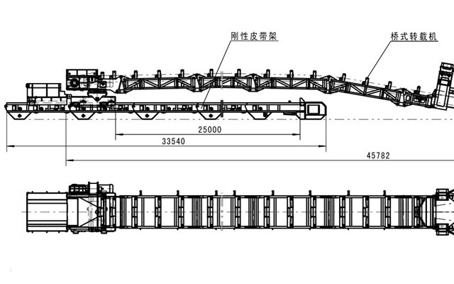 帶式輸送機(jī)結(jié)構(gòu)圖